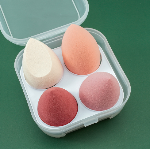 4pcs Makeup Dry and Wet Sponge Powder Puff